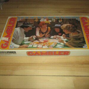 Gambler Board Game (Parker Brothers, 1975) Rare!